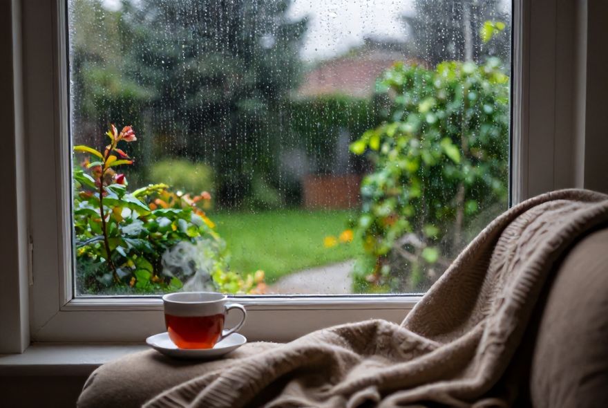 Why Rainy Days Make Everything Feel Slower and Cozier