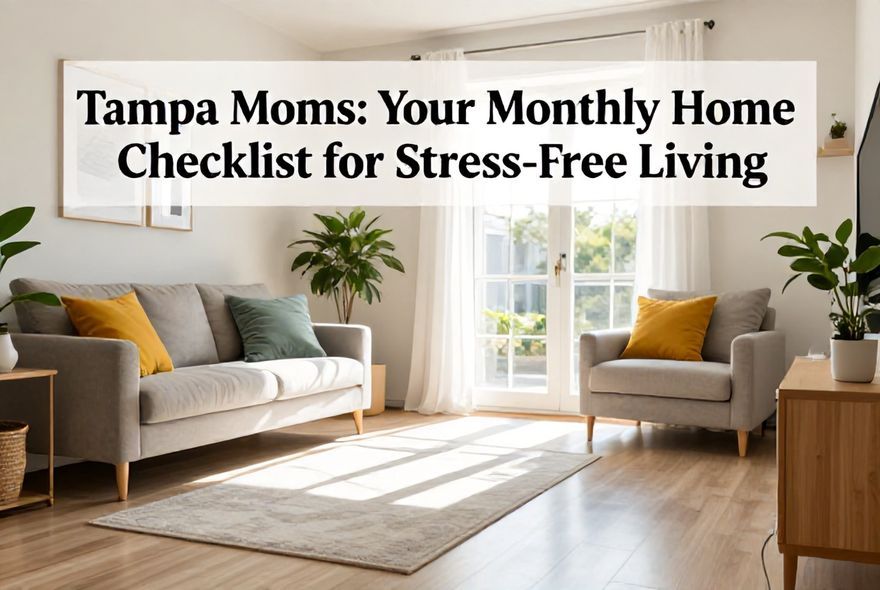 Tampa Moms: Your Monthly Home Cleaning Checklist for Stress-Free Living