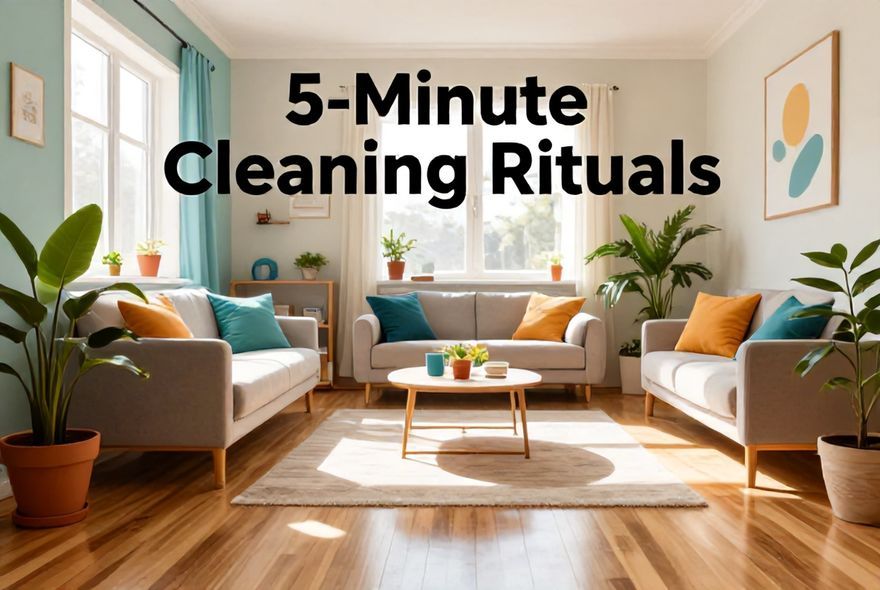 Hacks: 5-Minute Cleaning Rituals That’ll Transform Your Living Space