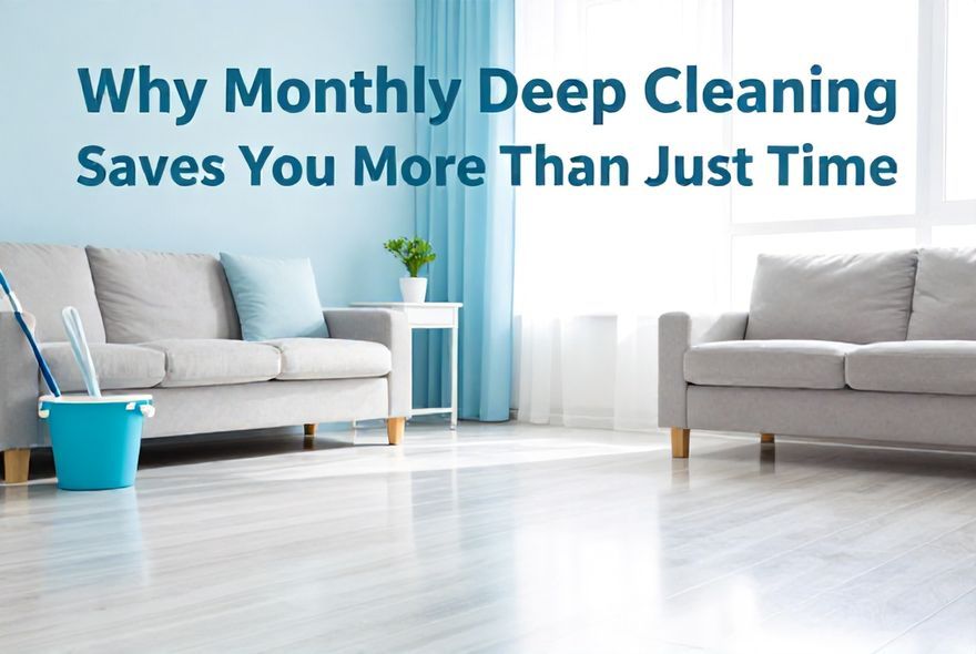 Why Monthly Deep Cleaning Saves You More Than Just Time