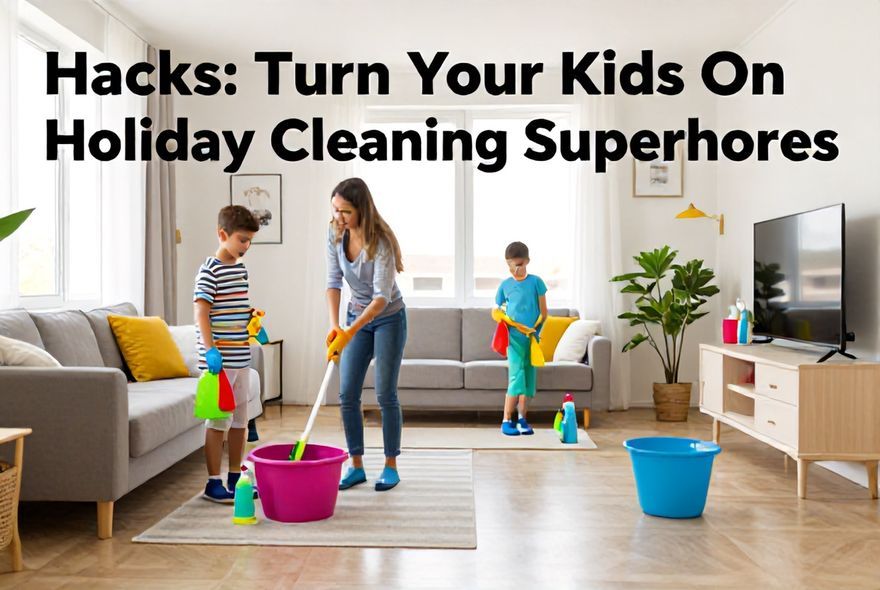 Hacks: Turn Your Kids Into Holiday Cleaning Superheroes