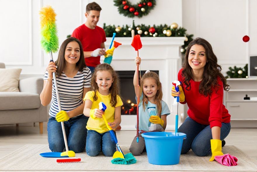Best Ways to Make Holiday Cleaning a Total Family Blast