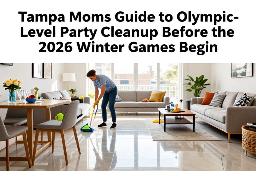 Tampa Moms Guide to Olympic-Level Party Cleanup Before the 2026 Winter Games Begin