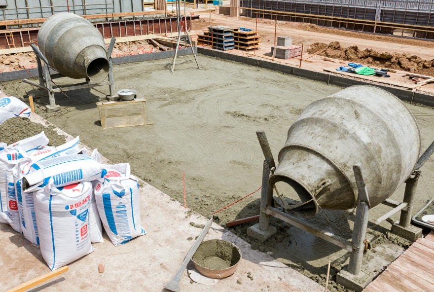 How To Prepare And Mix Cement Correctly For Pacca House Foundations