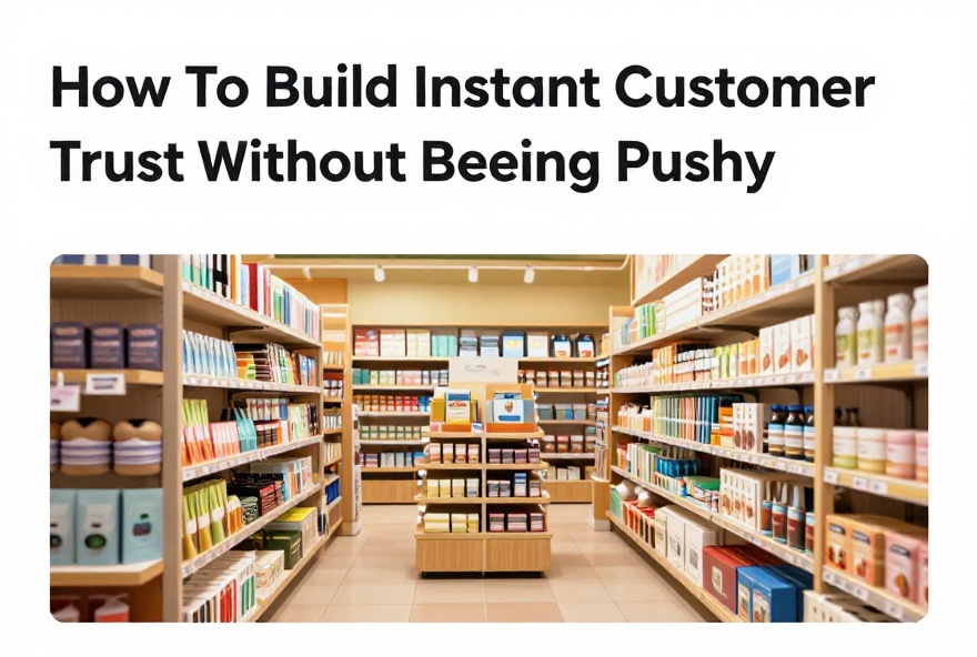 How To Build Instant Customer Trust Without Being Pushy